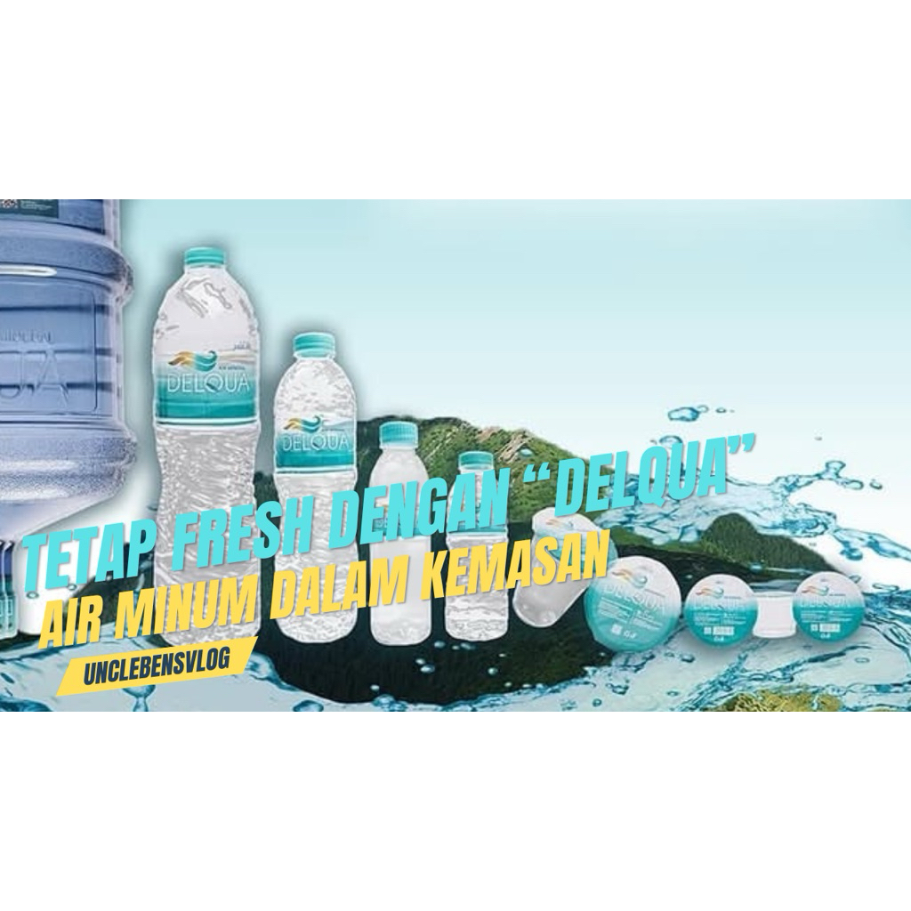 

Air minum dalam kemasan 1.500ml “Delqua” 1 karton isi 12 botol