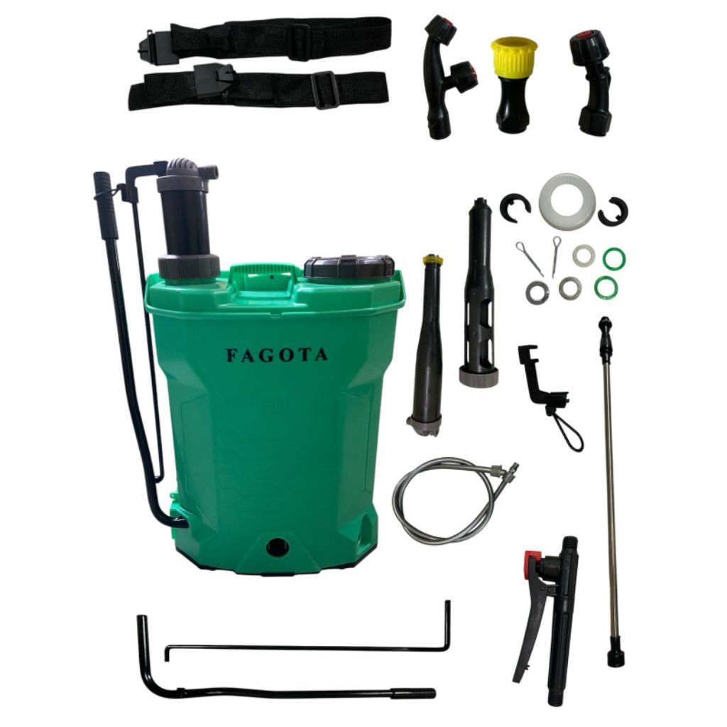 _Adudushop Fagota Pompa Sprayer Semprotan Tanaman Manual Tangki 16 Liter,Mesin Semprot Pertanian