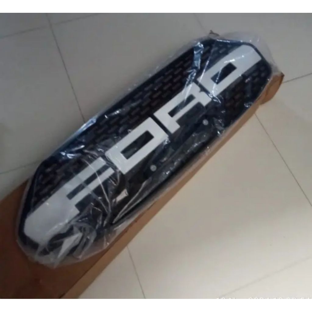 grill ford ecosport tulisan putih import