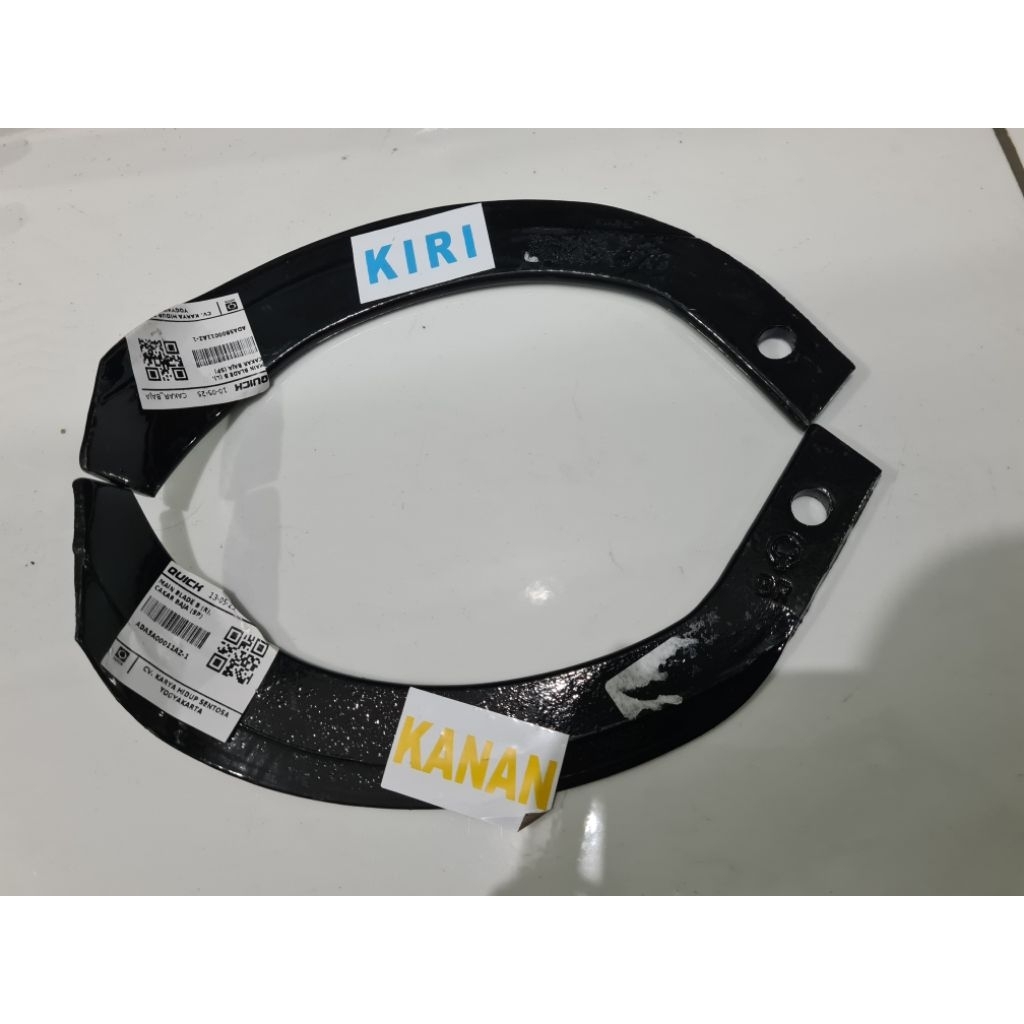 Pisau Traktor Cakar Baja Quick / Main Blade B Pisah Rotary Cakar Baja Quick Asli