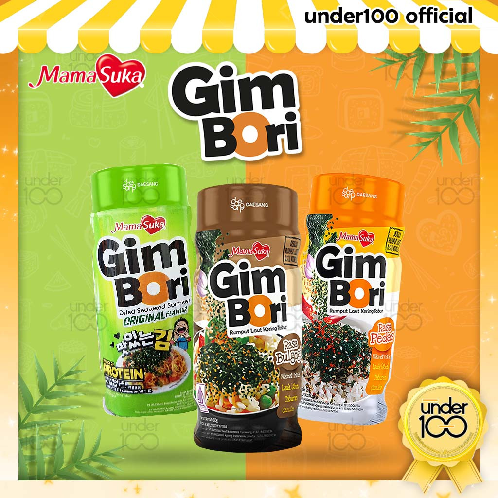 

❤ Under100 ❤ Mamasuka Gim Bori Rumput Laut Kering Tabur 30g Rasa Original | Rasa Pedas | Rasa Bulgogi | HALAL BPOM