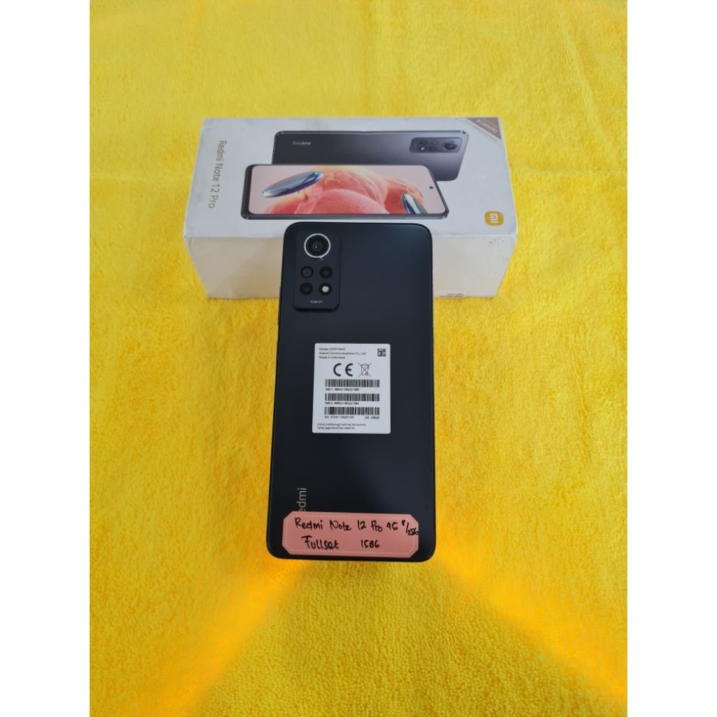 Xiaomi Redmi Note 12 Pro 4G 8/256 8/128 Fullset Mulus No Minus