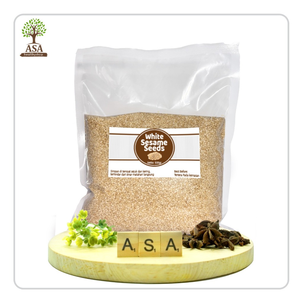 

White Sesame Seed 500 gram / Biji Wijen Putih