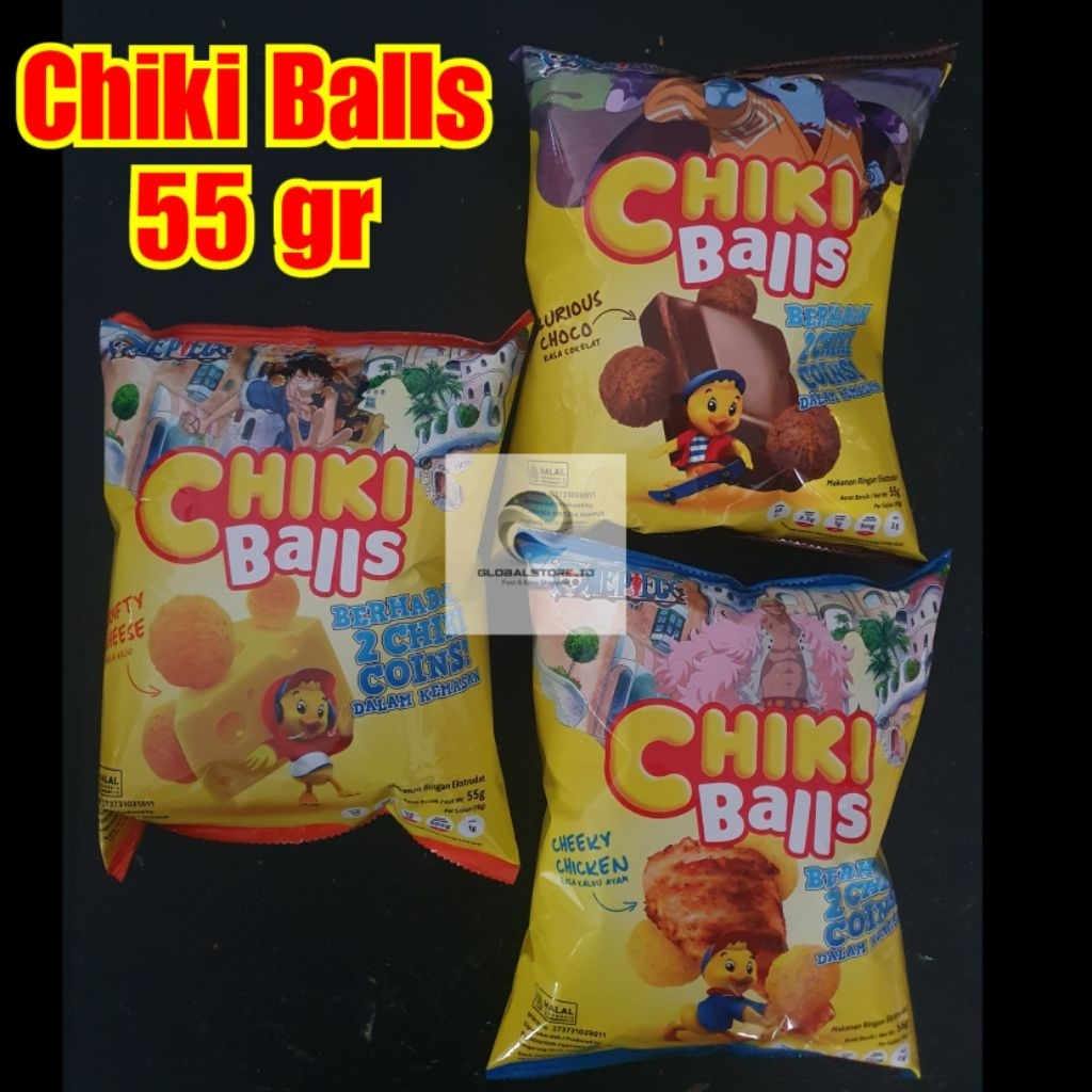 

Chiki Balls Ayam / Cheese / coklat 55gr
