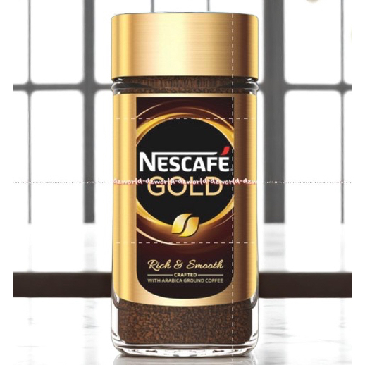 

Nescafe 100gr Gold Rich & Smooth Arabica and Robusta Blend 100 gr Kopi Kemasan Botol Kaca Neskafe Coffee Espresso Instan