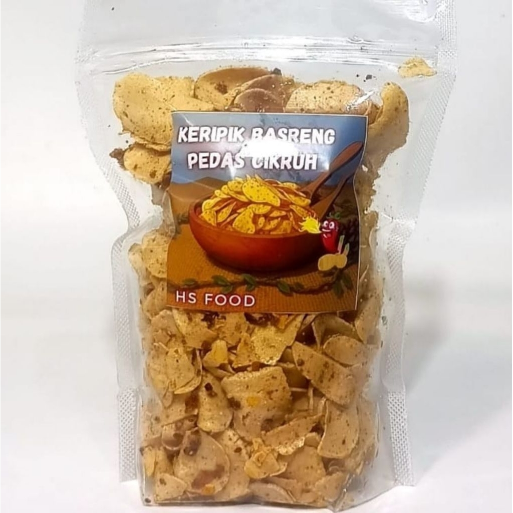 

Basreng koin pedas kencur/ basreng best seller pedas cikruh 500 grm