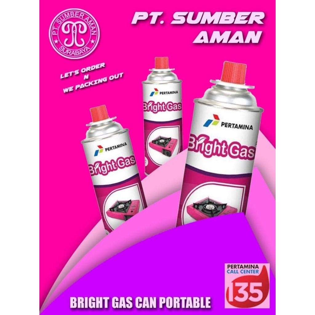 BRIGHT GAS PORTABLE KOMPOR PORTABLE