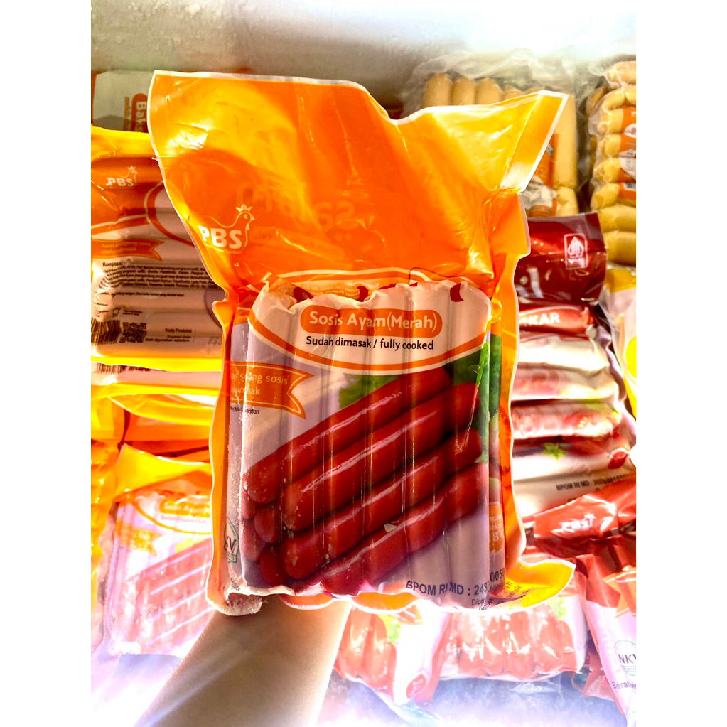 

SALAM Sosis Ayam Merah pendek 500gr / sosis ayam frozen