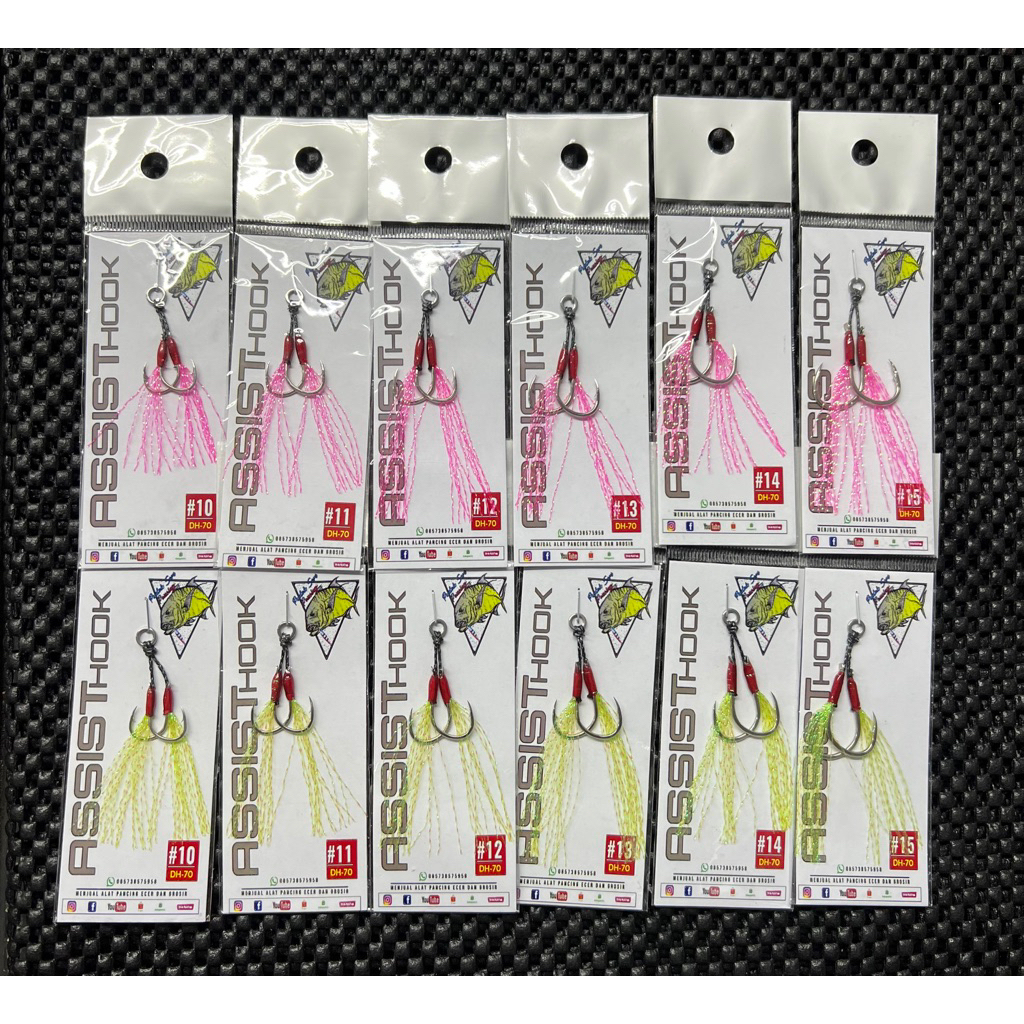 ASSIST HOOK MICRO JIG DAICHI DH 70 DOUBLE HOOK