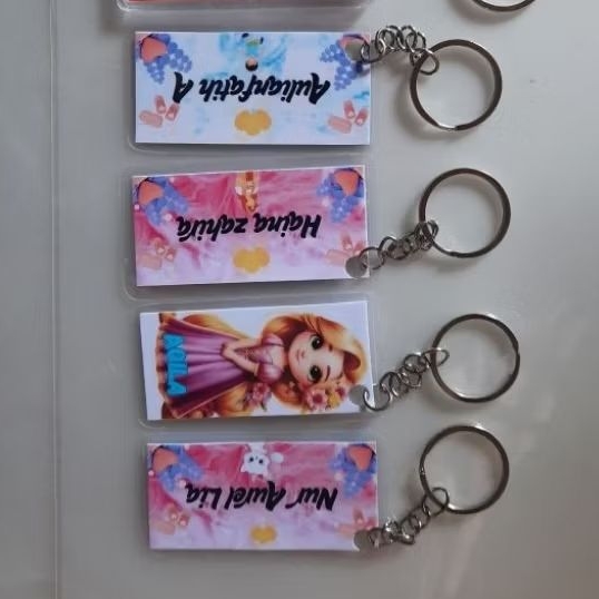 gantungan kunci custom nama/foto