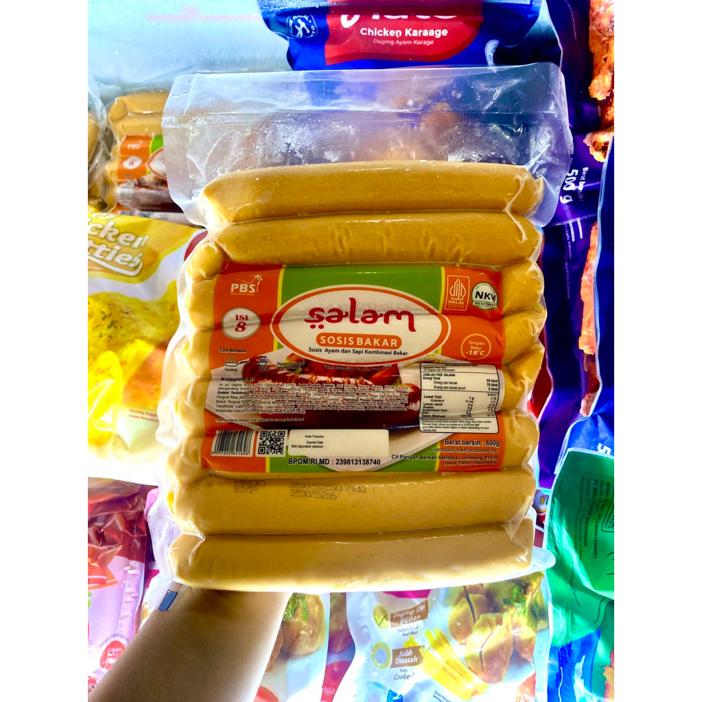 

SALAM Sosis Bakar Kombinasi Jumbo 600gr / sosis bakar jumbo frozen