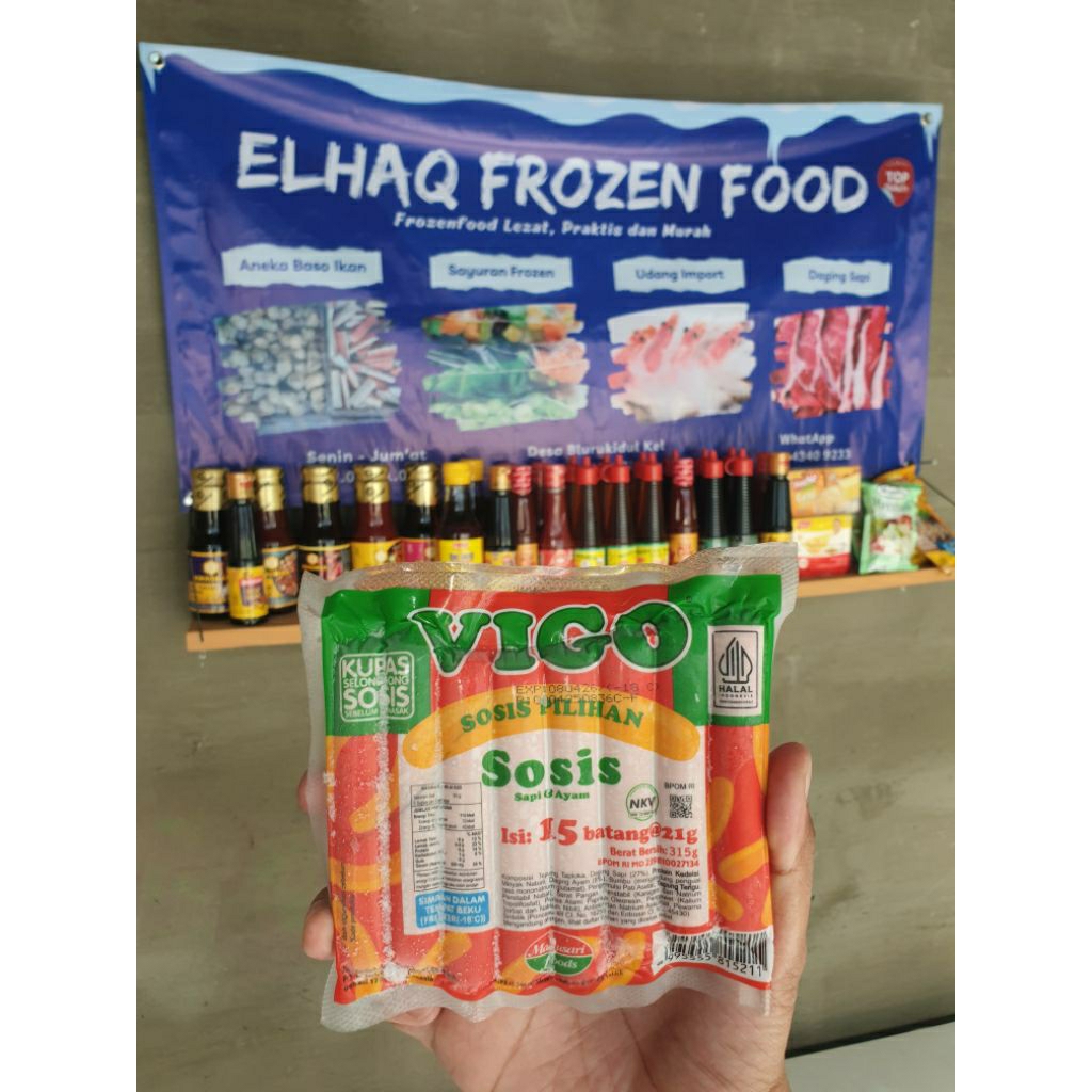 

Vigo Sosis Kombinasi Sapi & Ayam