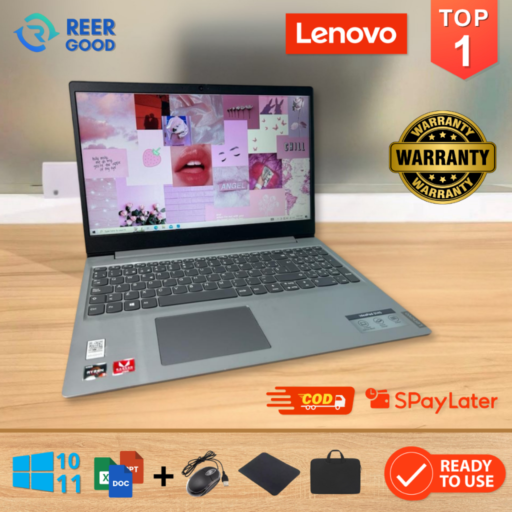Laptop Lenovo ideapad S145 AMD RYZEN 3 SECOND BERKUALITAS BERGARANSI