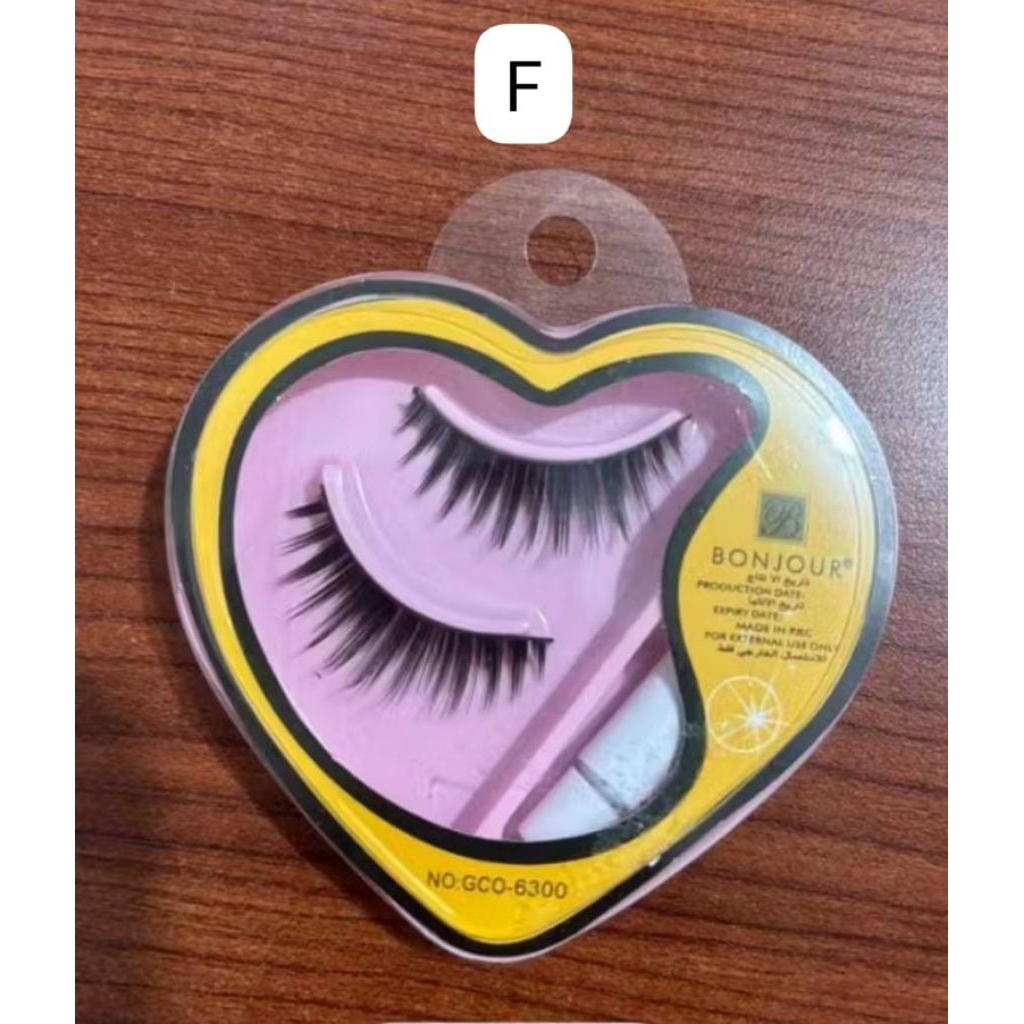 Bulu Mata Palsu Eyelash + Lem / Bulu Mata Palsu Bonjour Free Lem / Bulu Mata