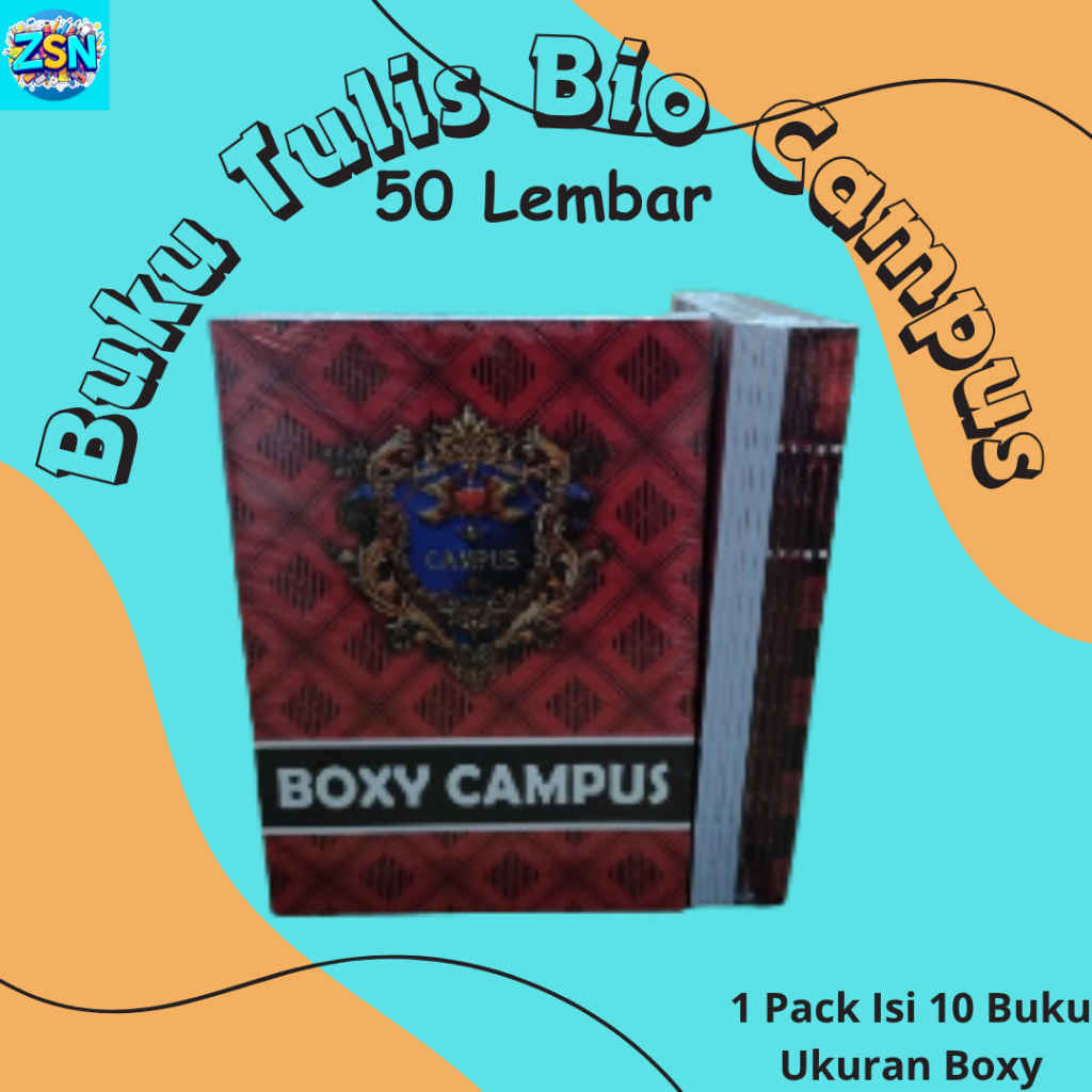 

Buku Tulis Sekolah Buku Tulis Campus 50 Lembar 1 Pak Buku Bio Campus 1 Pack Isi 10