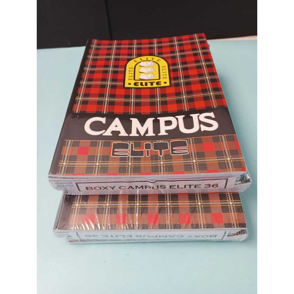 

Buku tulis buku sekolah Campus Elite Boxy 36 lembar isi 10 buku per pack