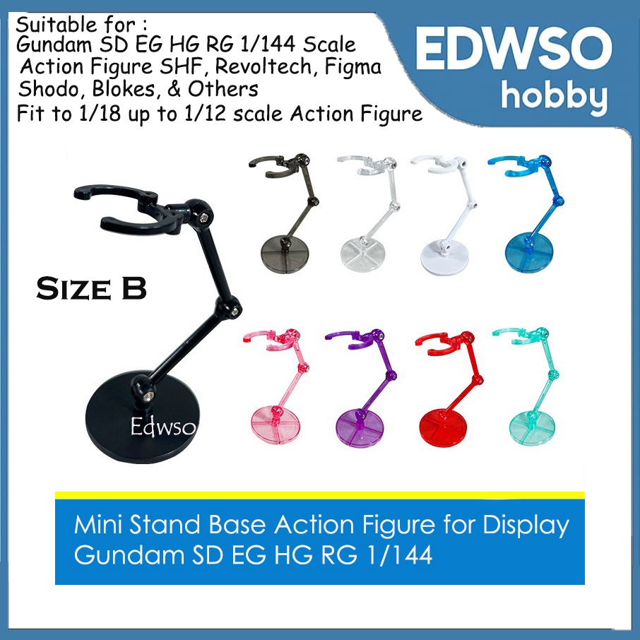 Stand Base Action Figure Gundam SD HG RG 1/144 SHF Base Lingkaran