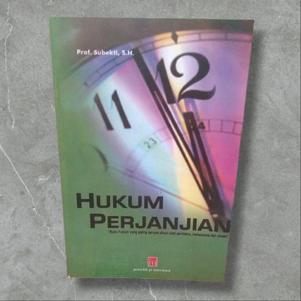 Hukum Perjanjian Prof. Subekti