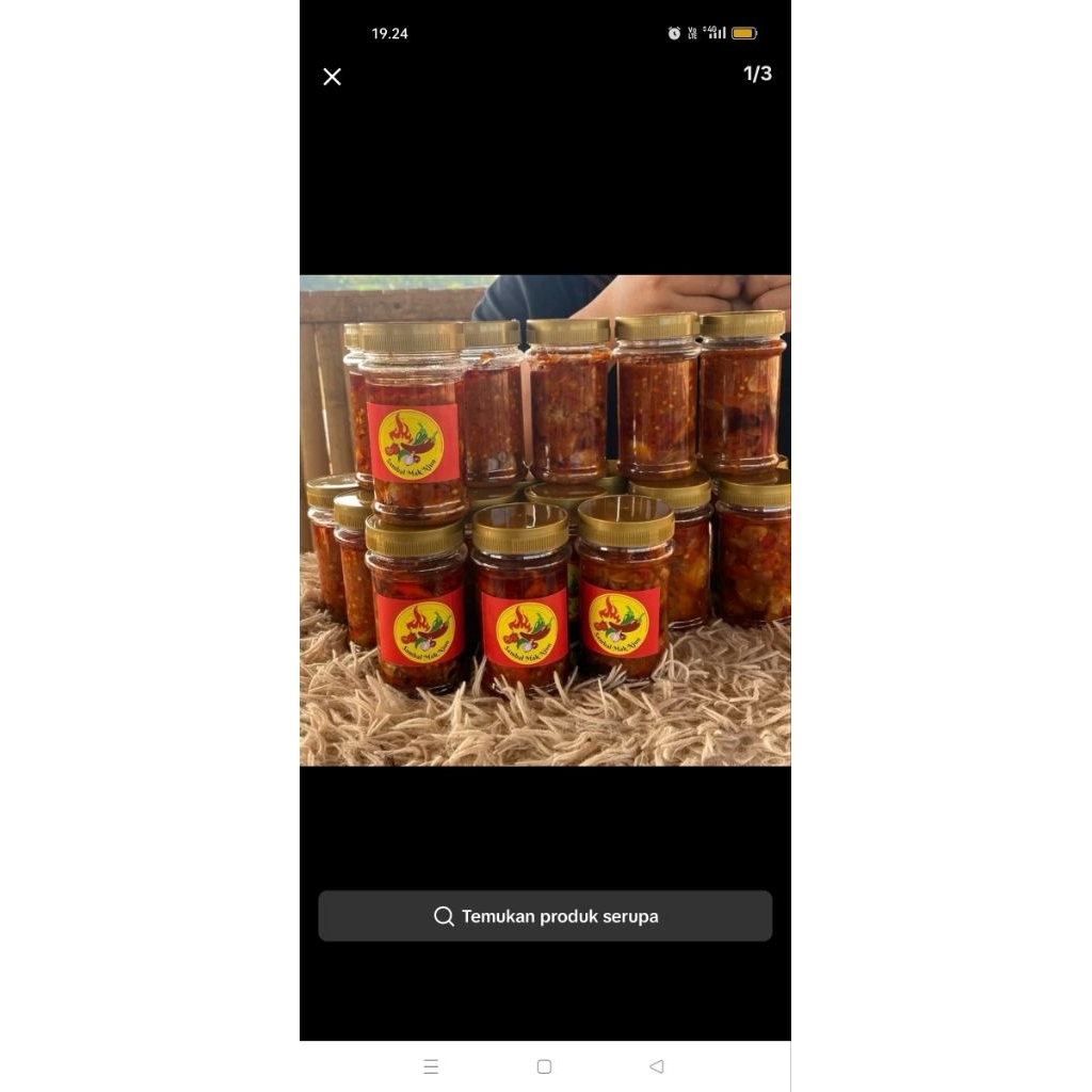 

sambal ikan asin jambal mak njun,enak, pedas, gurih mantapppp