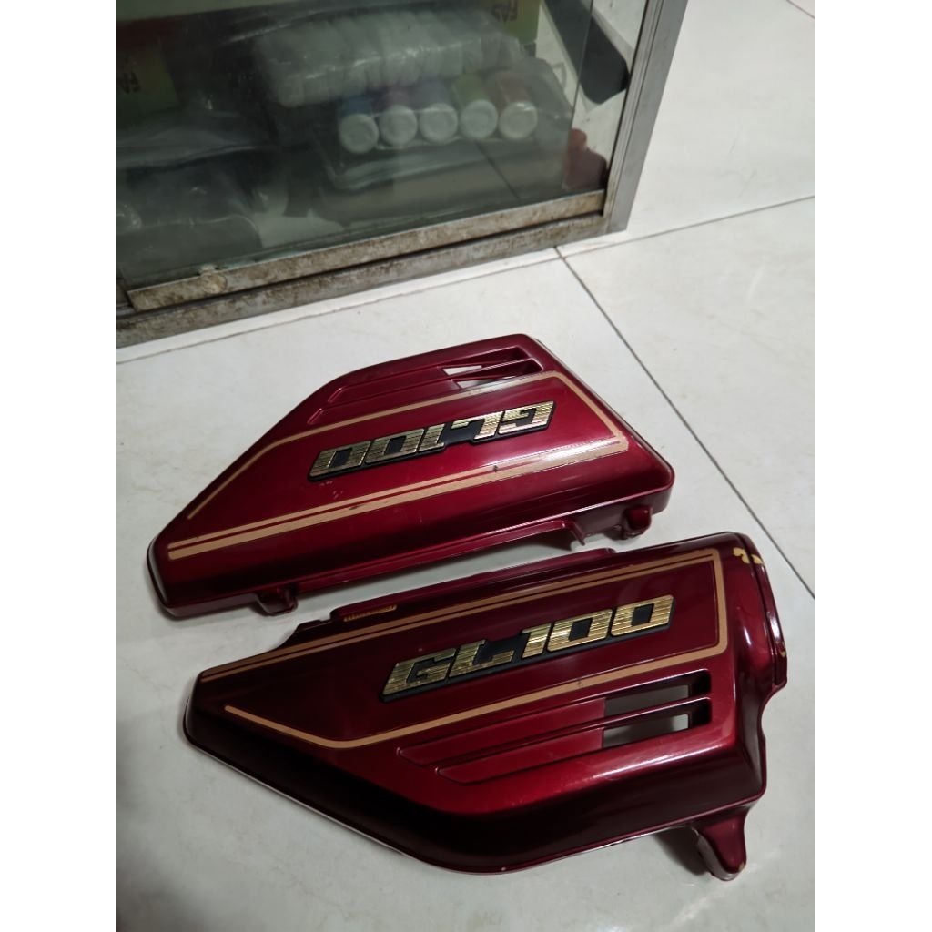 Tepong Kempol Aki GL100 1982 Original Merah Ori Paint