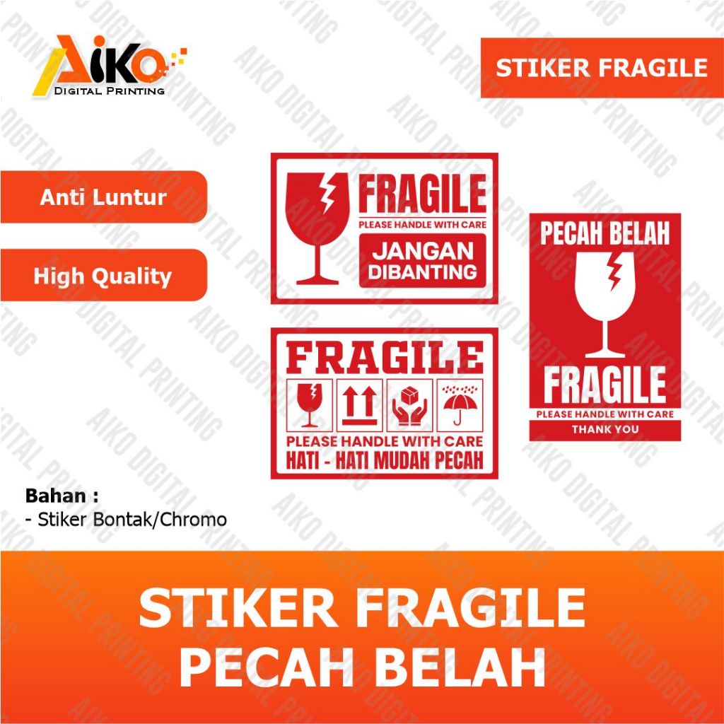 

STIKER FRAGILE MURAH | STIKER JANGAN DIBANTING KEMASAN OLSHOP | STIKER PECAH BELAH
