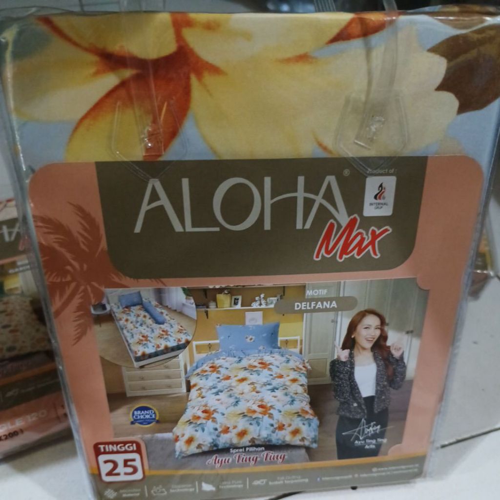 SPREI SINGLE 120*200*25 ALOHA