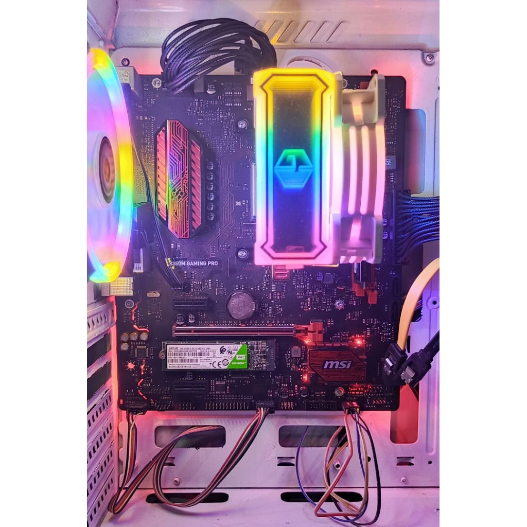 PAKETAN AMD ATHLON 3000G + MOBO MSI B350M GAMING PRO + RAM 8GB DDR4 + SSD M.2 240GB