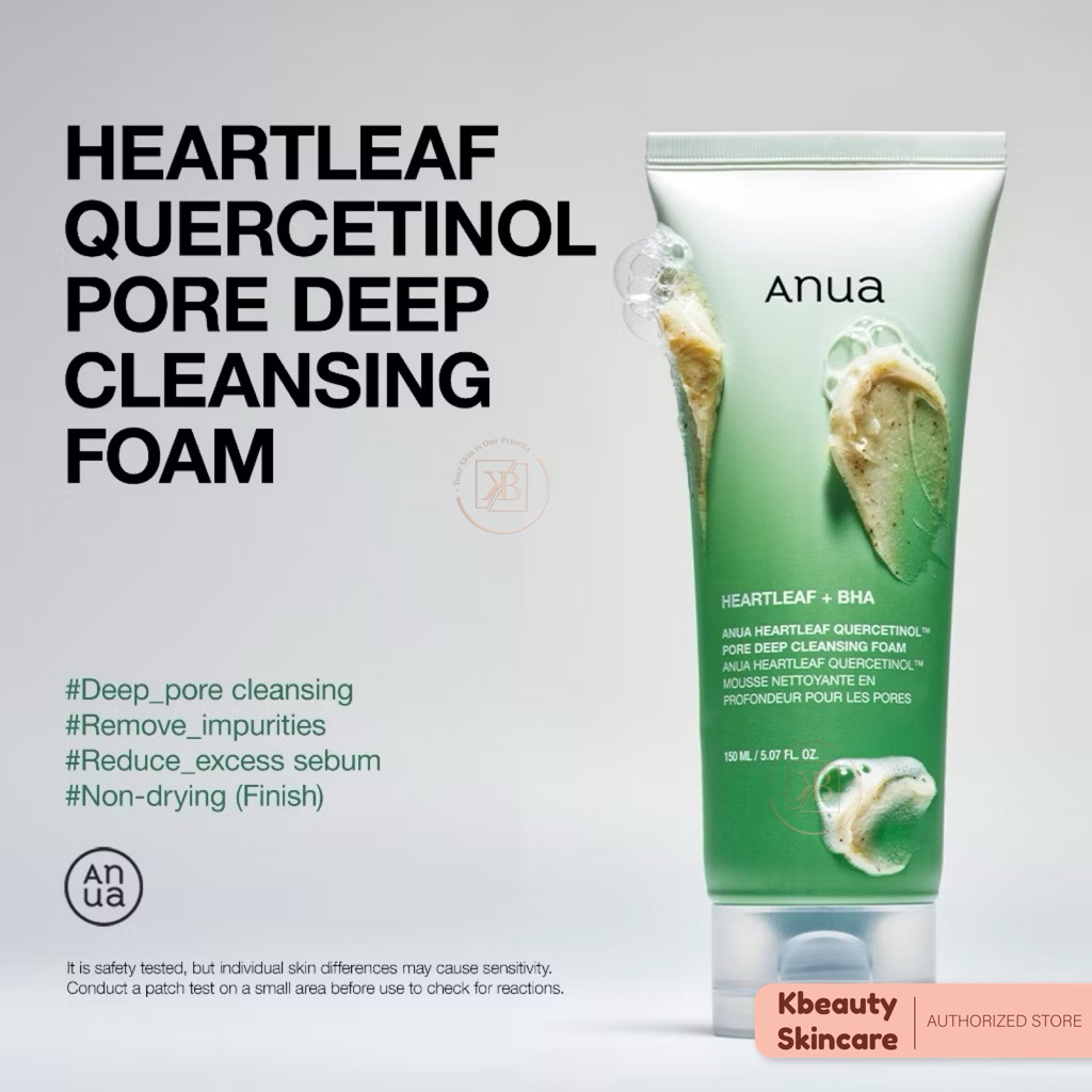 Anua Heartleaf Quercetinol Pore Deep Cleansing Foam cleanser