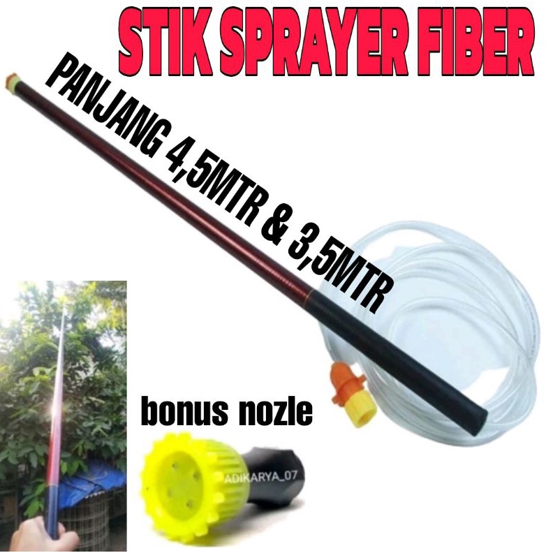 KODE I57V gratis nozle Stik Sprayer Elektrik Fiber 45meter 35meter Stik sprayer elektrik panjang sti