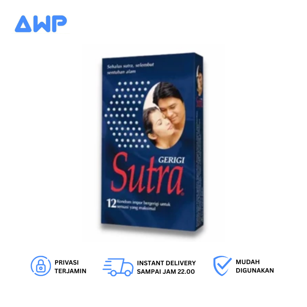 Kondom Sutra Gerigi - 12 pcs - Kondom Bergerigi Sutra