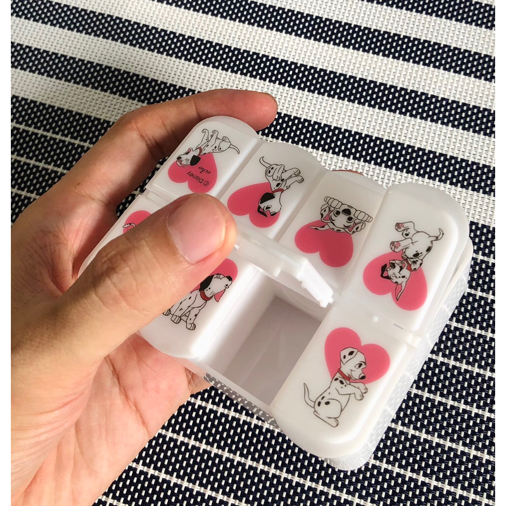 Cyailaa Disney Edition Dalmatians Pill Case 8 Pocket Original Japan