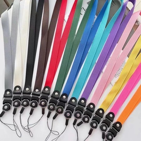 Tali Gantungan Handphone Hp Panjang Polos Warna Warni Bisa Dileher Universal Multifungsi