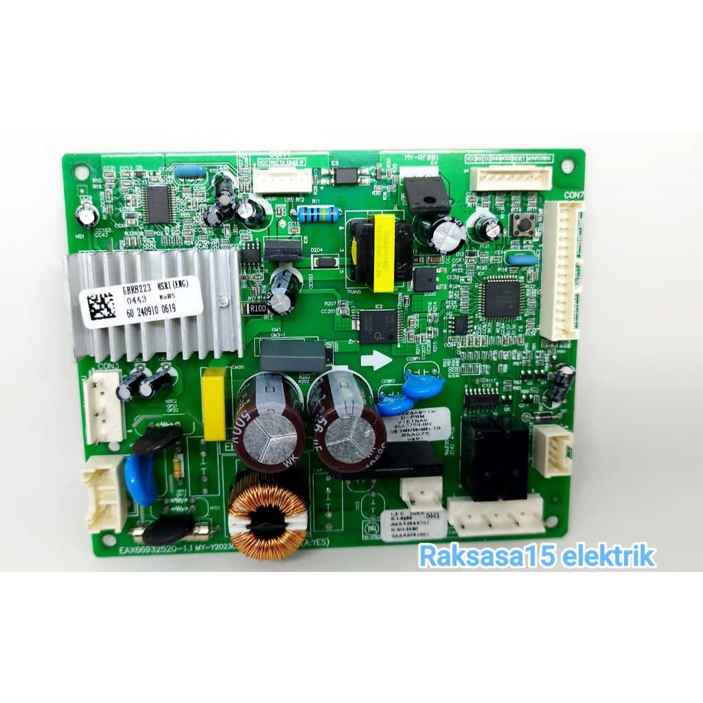 Modul PCB EBR82230443 Modul Kulkas LG Inverter GNB215SQMT GN-B215SQMT GN-B195SQMT (2 Pintu) (188)