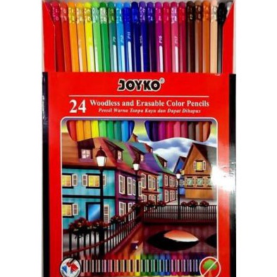 

KODE E22C Joyko Pensil Warna 24 Color CP115 Joyko Pensil Warna Bisa Dihapus