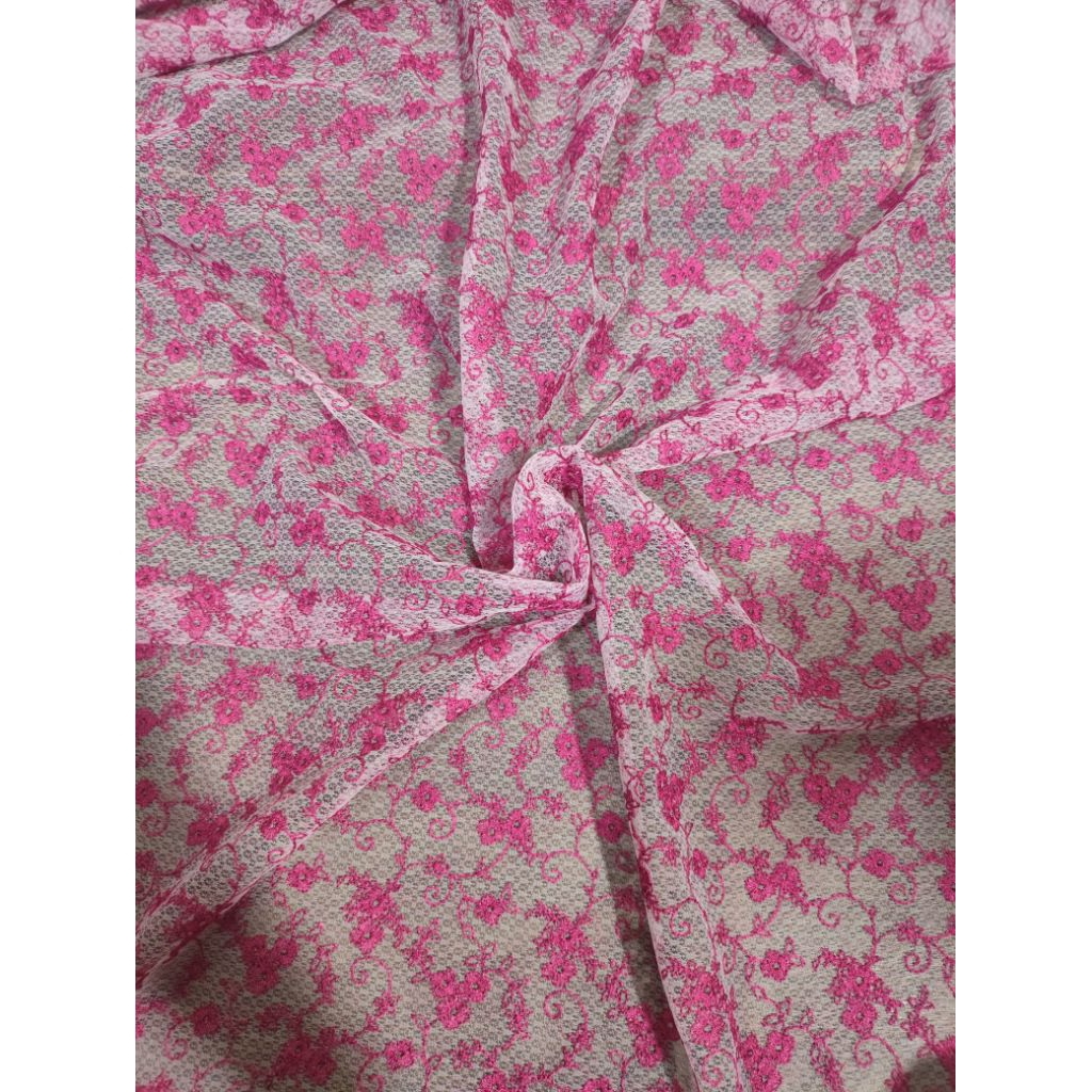 BAHAN / KAIN TILE BORDIR LEBAR BAHAN 1.5 METER HARGA PER 0.5 METER