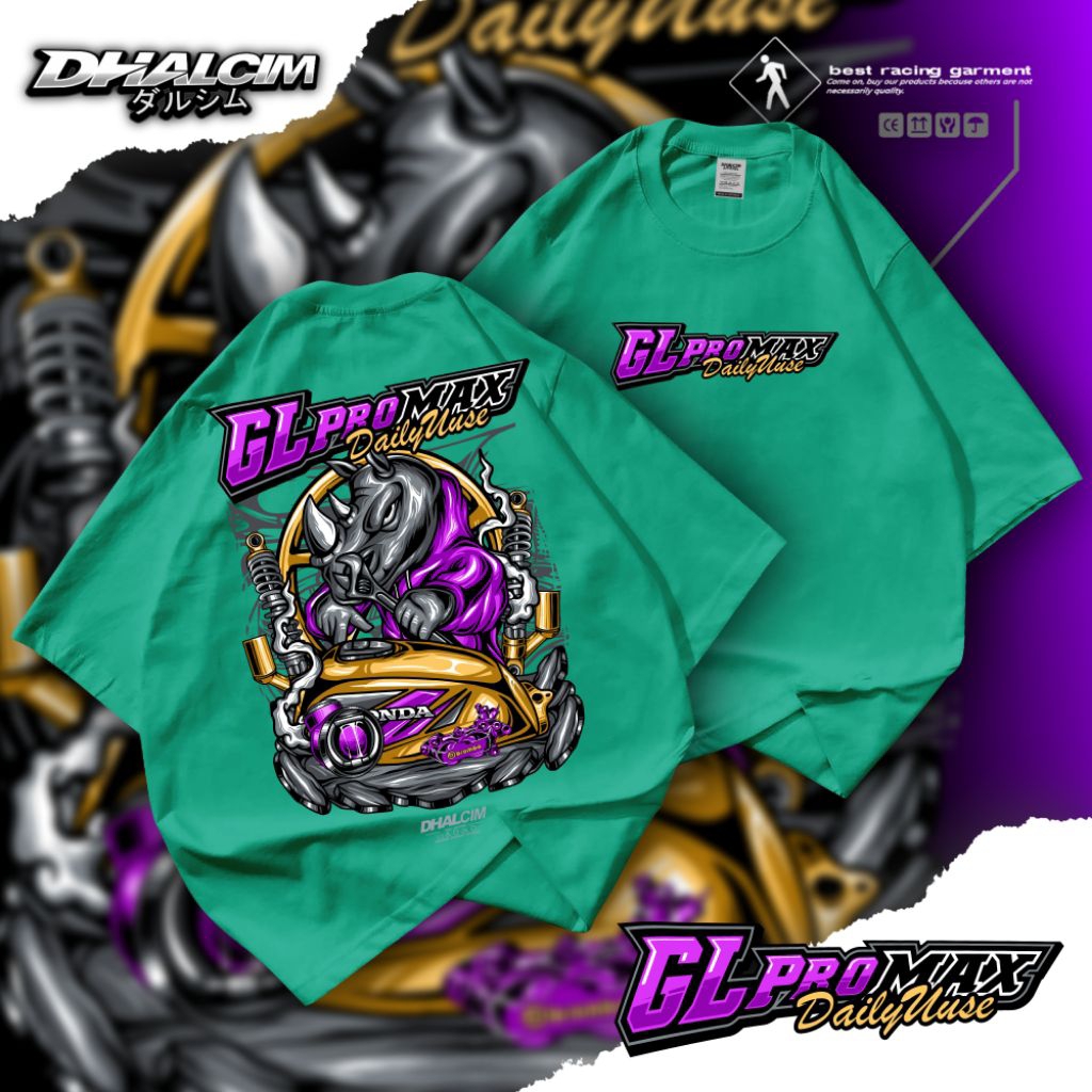 KAOS DISTRO GL MAX PRO RACING HIJAU TOSKA FUL DESAIN | KAOS TANGKI GL MAX PRO, KAOS GL PRO, KAOS GL 