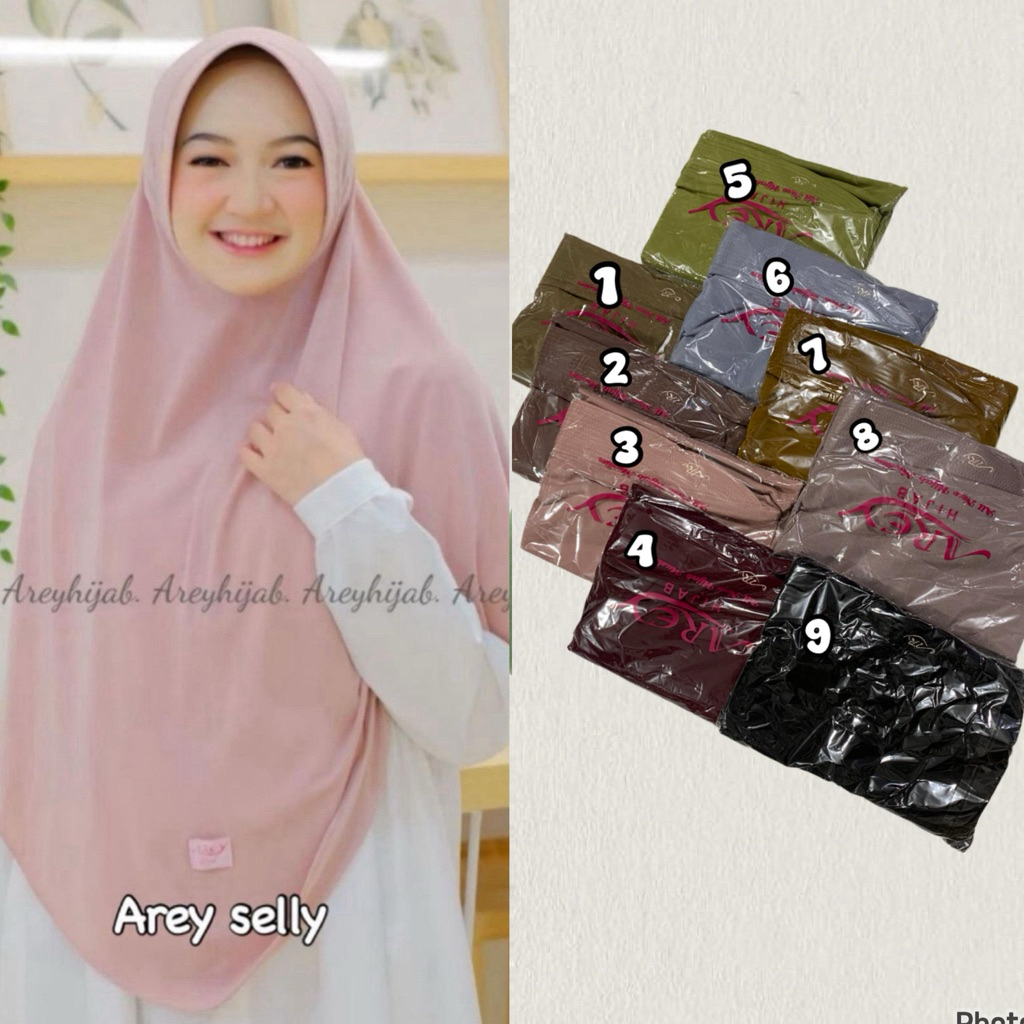 Arey selly pad//bergo pad//pad Syari//hijab jumbo//hijab pengajian//hijab syar’i//hijab nyaman