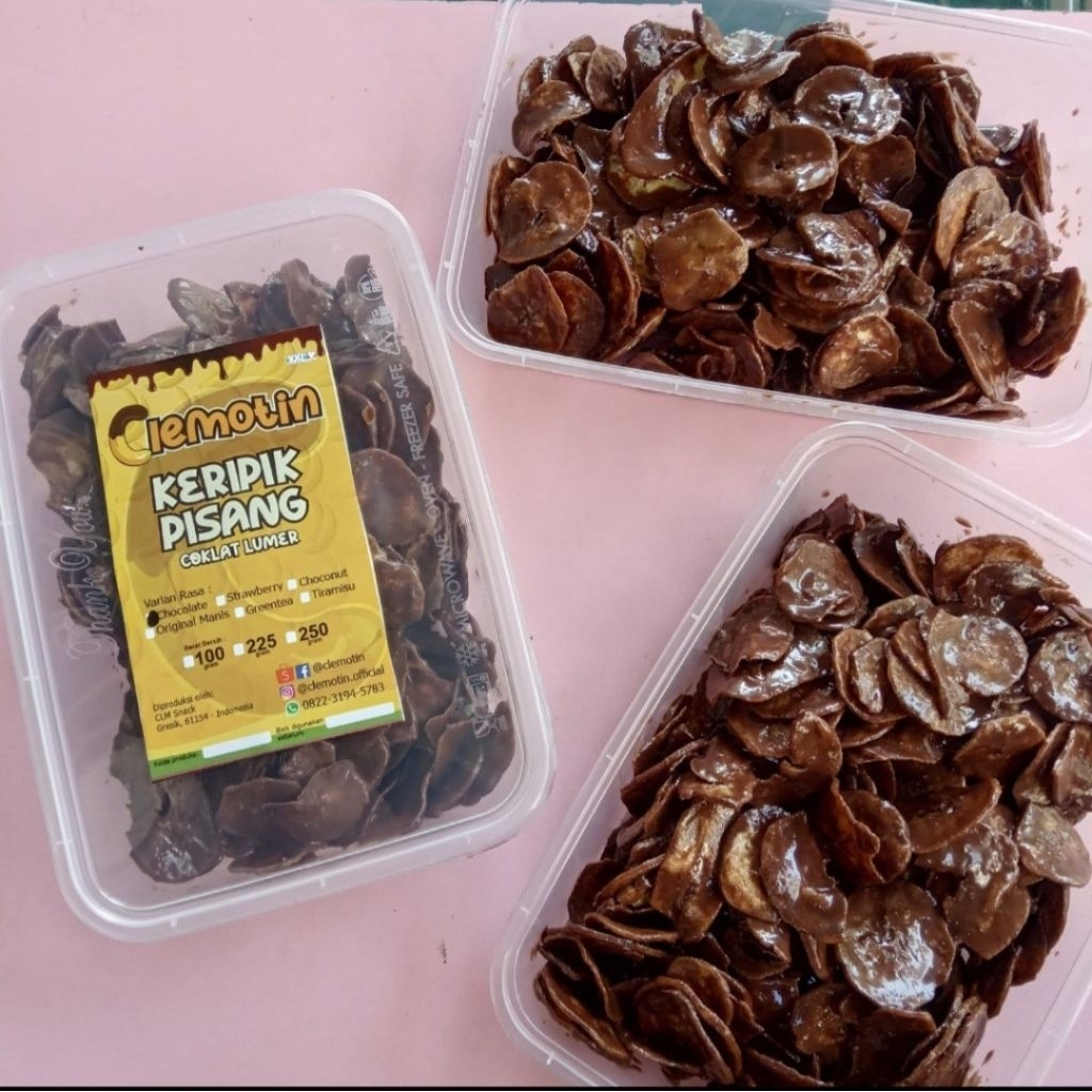 

keripik pisang coklat