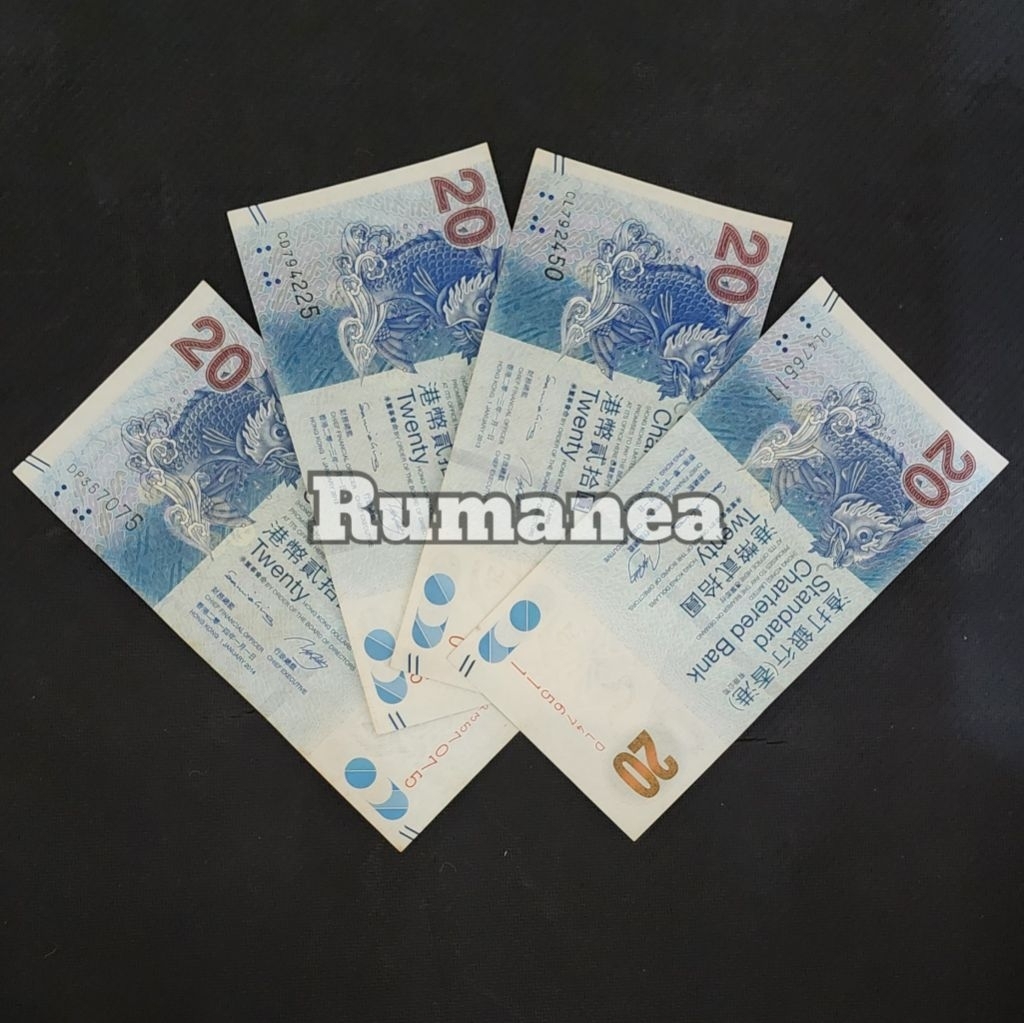 Dolar Hongkong Uang Asing Pecahan 20 Dolar
