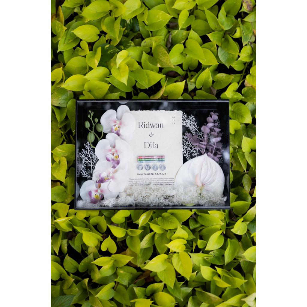 Kotak Mahar Aesthetic Black Series Kotak Mahar Hitam Kotak Mahar Garden Kotak Mahar Pernikahan
