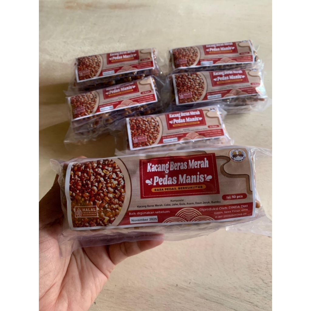 

Camilan jadul isi 10 pcs kacang beras merah pedas manis