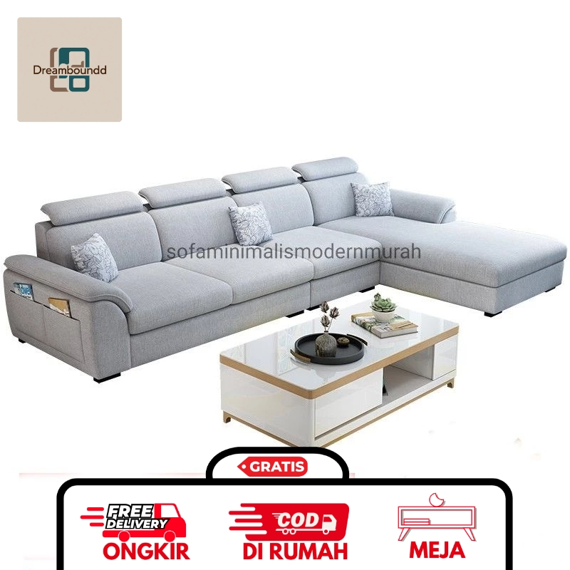 Sofa Ruang Tamu Minimalis Modern L Shape