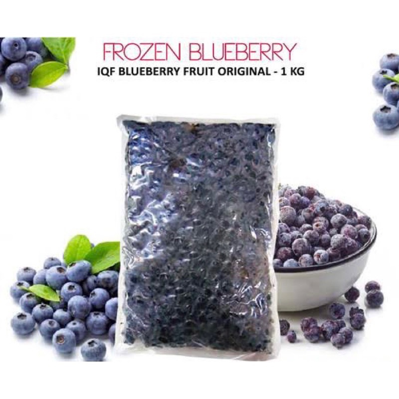 

BLUEBERRY FROZEN BEKU IMPORT 1 KG / BLUE BERRY FROZEN