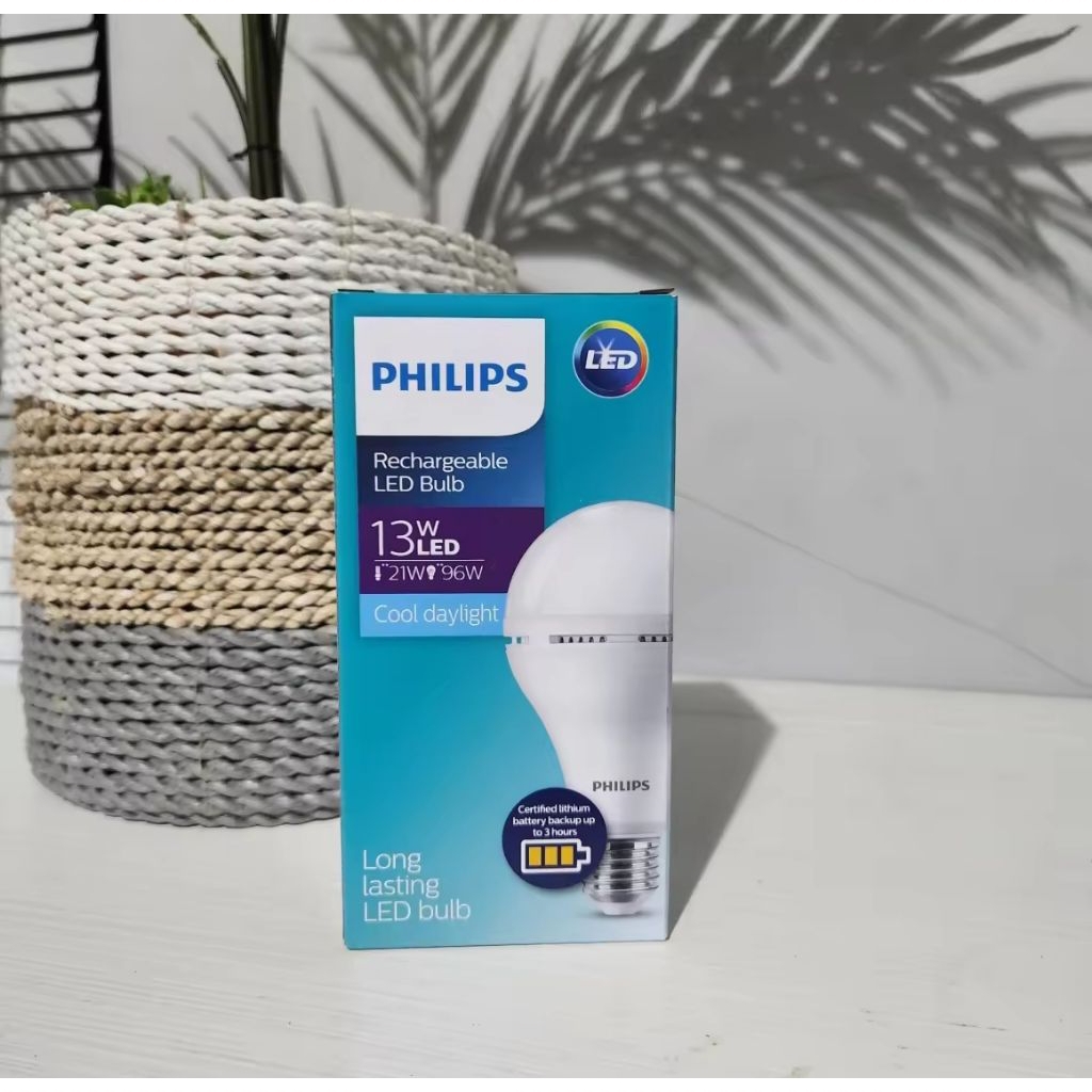 Lampu LED Philips emergency / magic ac dc 13w 13 watt tetap nyala walau mati lampu