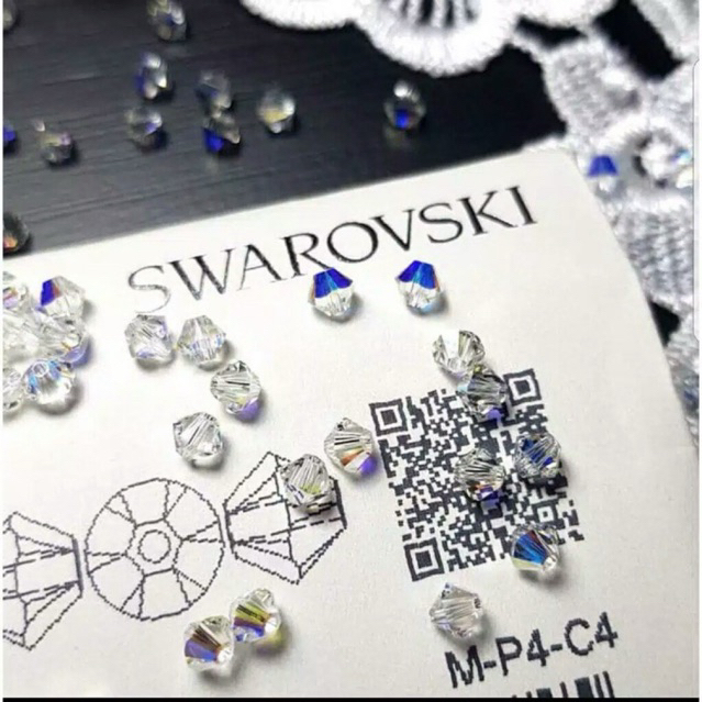 Swarovski Bicone 3mm ab