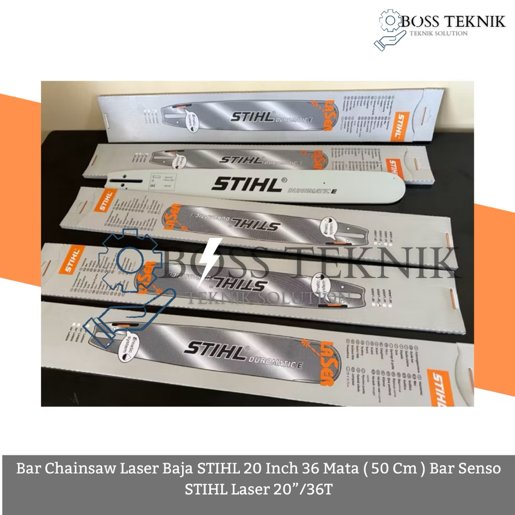 Bar Chainsaw  Laser Baja STIHL 20 Inch 36 Mata ( 50 Cm ) Bar Senso STIHL Laser 20”/36T
