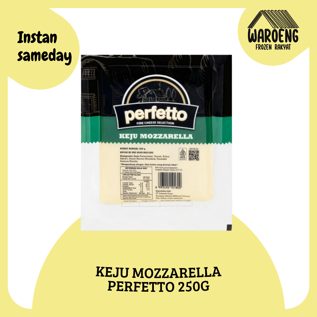 

Keju MOZZARELLA PERFETTO 250G