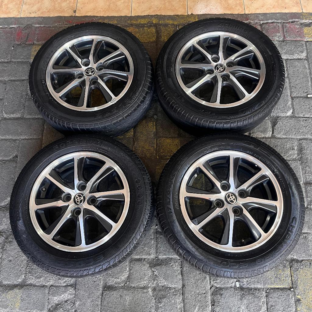 VELG MOBIL ORI STD CALYA RING 14 LEBAR 5 PCD 4X100 AGYA AYLA SIGRA SIRION