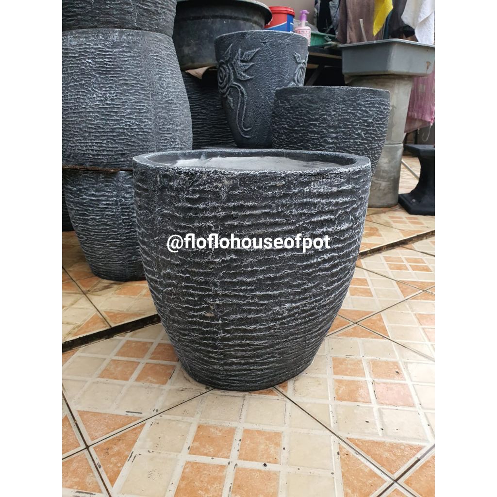 pot semen minimalis besar D40cm T40cm tdk termasuk kaki READY