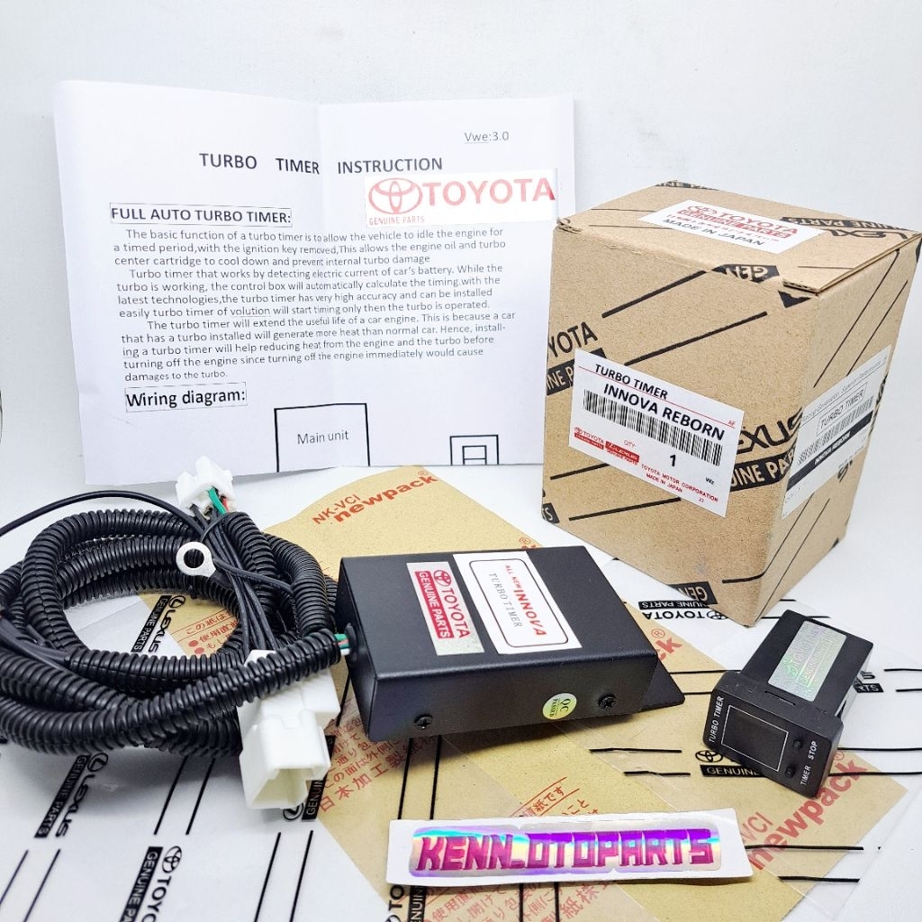 TURBO TIMER TOYOTA INNOVA REBORN ALL NEW KIJANG INNOVA REBORN VENTURER 2016 UP PNP